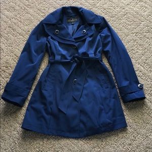 Navy Blue Women’s Trench Coat